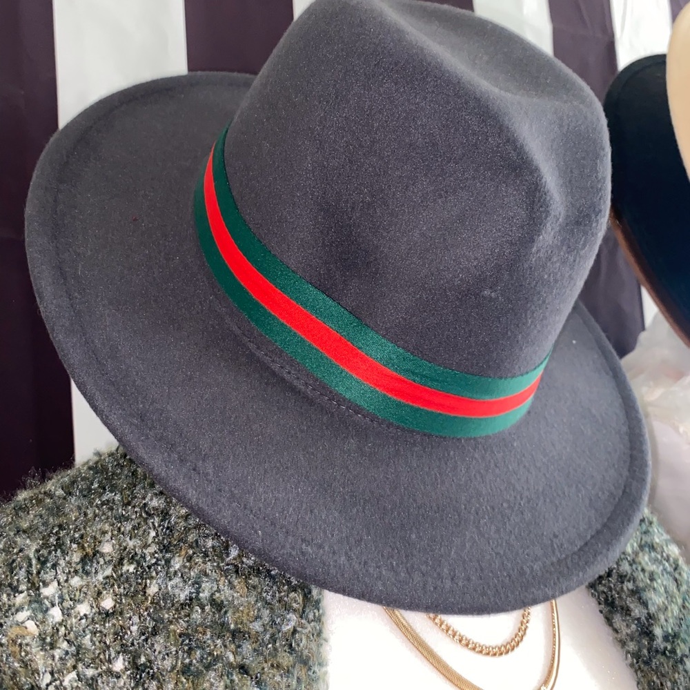 Gray Felt Fedora
